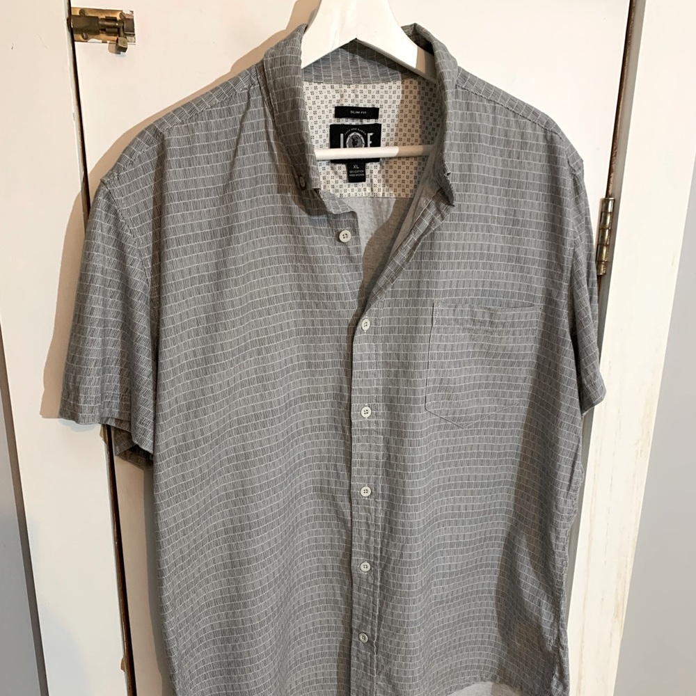 Joseph Aboudd Grey Dress Shirt Size XL